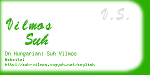 vilmos suh business card